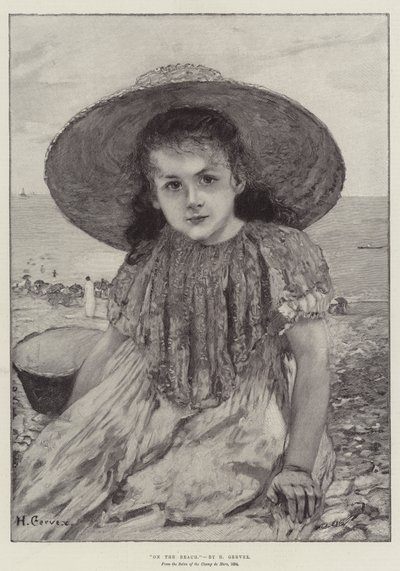 Op het Strand door Henri Gervex